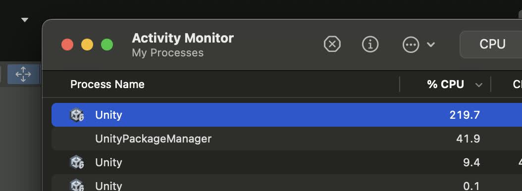 Unity CPU Hog